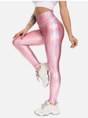 ZASUWA Sexy Stylish Pink Laser Leggings